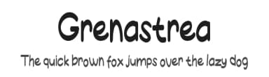 Grenastrea by Aji Waluyo — Script Handwritten Font — thumbnail 1