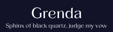 Grenda by Yukita Creative — Serif Font — thumbnail 2