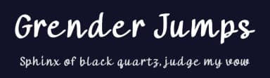 Grender Jumps by Studio Hello Good — Script Handwritten Font — thumbnail 2