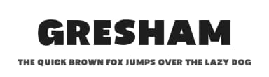 Gresham by MJType — Sans Serif Font — thumbnail 1