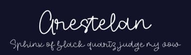 Grestelan by Integritype Studio — Script Handwritten Font — thumbnail 2