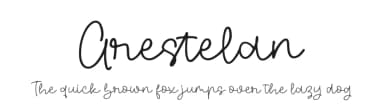 Grestelan by Integritype Studio — Script Handwritten Font — thumbnail 1