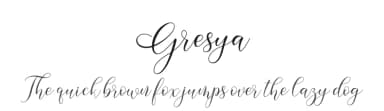 Gresya by Fanastudio — Script Handwritten Font — thumbnail 1