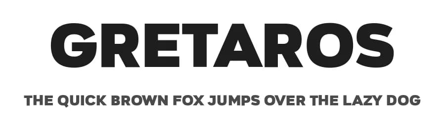 Gretaros by Deepak Dogra — Sans Serif Font