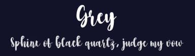 Grey by Scratchones — Script Handwritten Font — thumbnail 2