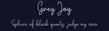 Grey Joy by Forberas Club — Script Handwritten Font — thumbnail 2
