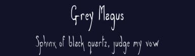 Grey Magus by Theo Leigh — Script Handwritten Font — thumbnail 2