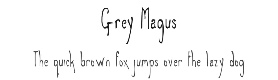 Grey Magus by Theo Leigh — Script Handwritten Font