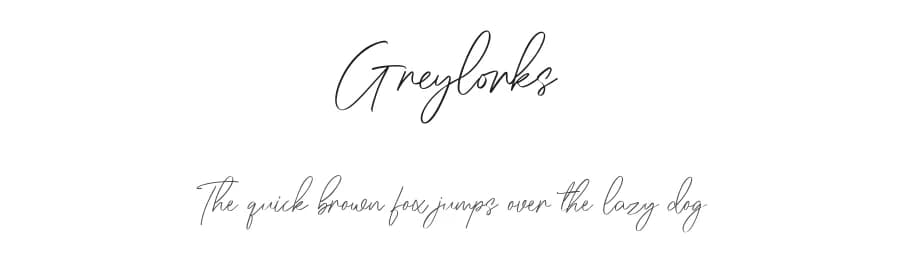 Greylorks by Maulana Creative — Script Handwritten Font