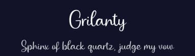 Grilanty by Brithos Type — Script Handwritten Font — thumbnail 2