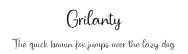 Grilanty by Brithos Type — Script Handwritten Font — thumbnail 1