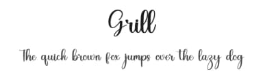 Grill by FreshtypeINK — Script Handwritten Font — thumbnail 1