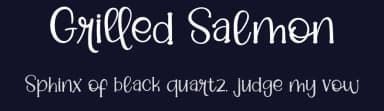 Grilled Salmon by Airotype — Script Handwritten Font — thumbnail 2