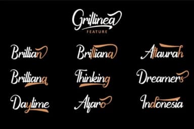 Grillinea Font by ahmadrofingi97 — Script Handwritten Font — thumbnail 5