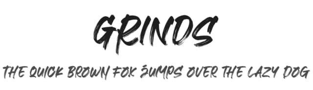 Grinds by Omotu Studio — Script Handwritten Font
