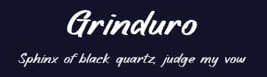 Grinduro by Pinisiart — Script Handwritten Font — thumbnail 2