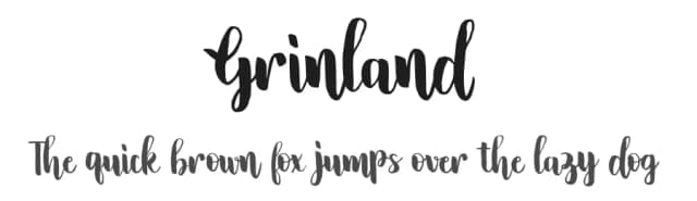 Grinland by Dikas Studio — Script Handwritten Font