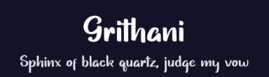 Grithani by Yan Studio — Script Handwritten Font — thumbnail 2