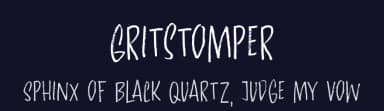 Gritstomper by Hanoded — Script Handwritten Font — thumbnail 2