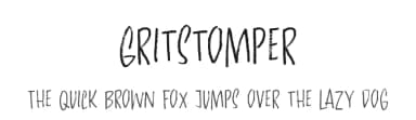 Gritstomper by Hanoded — Script Handwritten Font — thumbnail 1