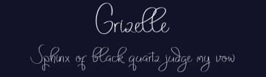 Grizelle by Muhammad Ahwal Bobby — Script Handwritten Font — thumbnail 2