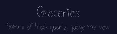 Groceries by Musimon Fonts — Script Handwritten Font — thumbnail 2