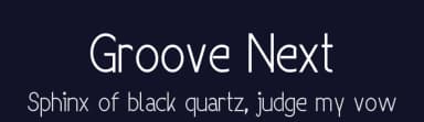 Groove Next by G3Typefaces — Sans Serif Font — thumbnail 2