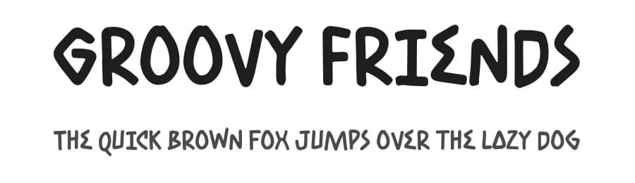 Groovy Friends by Letterhend Studio — Script Handwritten Font