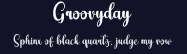 Groovyday by Andi Moz — Script Handwritten Font — thumbnail 2