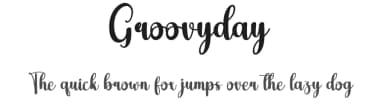 Groovyday by Andi Moz — Script Handwritten Font — thumbnail 1
