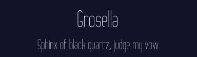 Grosella by Hielman Nur Addin — Sans Serif Font — thumbnail 2
