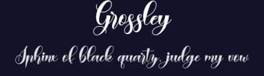 Grossley by Naharstd — Script Handwritten Font — thumbnail 2