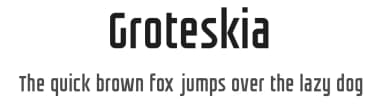 Groteskia by Néstor Delgado — Sans Serif Font — thumbnail 1
