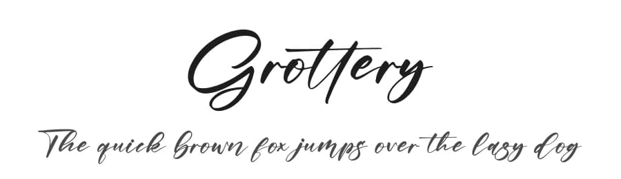 Grottery by Letterena Studios — Script Handwritten Font