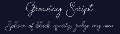 Growing Script by Nuryanto Dwi — Script Handwritten Font — thumbnail 2