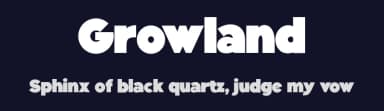 Growland by Letternun — Sans Serif Font — thumbnail 2