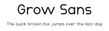 Grow Sans by Muhammad Yafinuha — Sans Serif Font — thumbnail 1