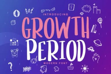 Growth Period Font by Vunira — Script Handwritten Font — thumbnail 1