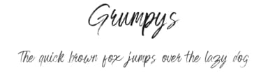 Grumpys by Youthlabs Studio — Script Handwritten Font — thumbnail 1