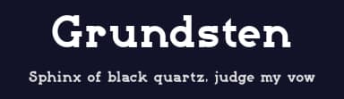 Grundsten by Benjamin Blåholtz — Serif Font — thumbnail 2