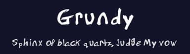 Grundy by Brandon Burkeen — Script Handwritten Font — thumbnail 2
