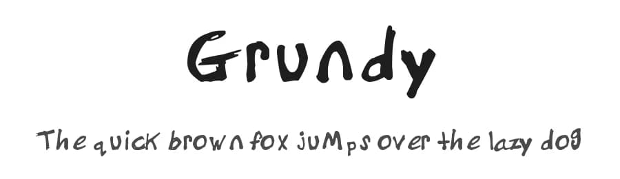 Grundy by Brandon Burkeen — Script Handwritten Font