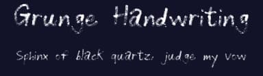 Grunge Handwriting by JLH Fonts — Script Handwritten Font — thumbnail 2