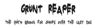 Grunt Reaper by Pizzadude — Script Handwritten Font — thumbnail 1