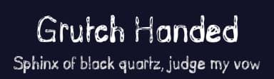 Grutch Handed by Steeve Gruson — Script Handwritten Font — thumbnail 2