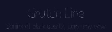 Grutch Line by Steeve Gruson — Script Handwritten Font — thumbnail 2