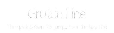 Grutch Line by Steeve Gruson — Script Handwritten Font — thumbnail 1