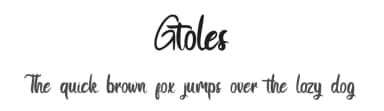 Gtoles by OCSstudio — Script Handwritten Font — thumbnail 1