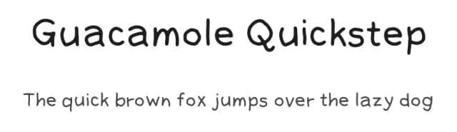 Guacamole Quickstep by Cumberland Fontworks — Script Handwritten Font