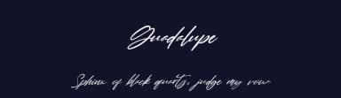 Guadalupe by Kong Font — Script Handwritten Font — thumbnail 2